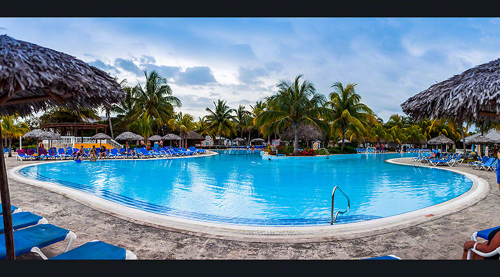 Pool Panorama of Melia Las Duna Hotel resort